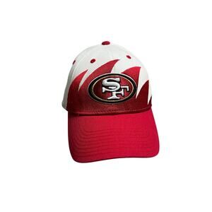 Vintage San Francisco 49ers Sharktooth Hat Reebok NFL Apparel Sue size L/XL